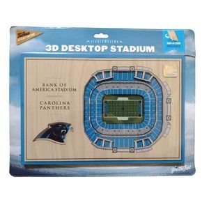 NEW! YouTheFan Carolina Panthers NFL 3D StadiumViews Desktop Display 12"x8"